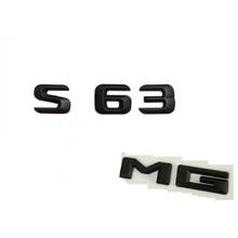 Black Letters S 63 for AMG Trunk Emblems Badges forMercedes W221 W222 S63 for AMG 2024 - buy cheap