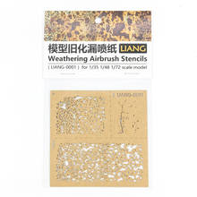 Weathering Airbrush Stencils DIY Spray Paper Tools for 1/35 1/48 1/72 Scale Tank Model Modification Parts DIY Decoration Kit 2024 - buy cheap