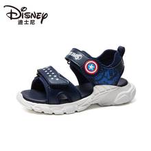 Sandalias de dibujos animados de Disney para niños y niñas, zapatillas de suela suave antideslizantes para estudiantes de frozen y elsa, zapatos de moda de Capitán América 2024 - compra barato