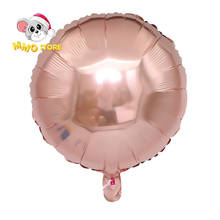 5pcs/lot 18inch wedding balloon room layout  aluminum film helium balloon birthday party baby shower Heart shaped round balloons 2024 - buy cheap
