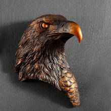 Creative eagle head wall decoration pendant European animal head style wall hanging home living room wall  decor 2024 - buy cheap