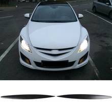 2Pcs Car Eyelids Eyebrows Headlights Covers Eyelash for Mazda 6 GH / Atenza 2008-2012 2024 - buy cheap