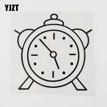 YJZT 13.7CM×13.4CM Alarm Clock Icon Car Sticker Furniture Products Vinyl Decal Black/Silver 13E-0067 2024 - buy cheap