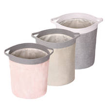 Imitation Cotton And Linen Storage Storage Box Foldable Storage Basket Quality Housekeeping Container Organizers 2024 - buy cheap