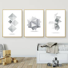 Geometric Abstract Painting Black And White Posters Home Living Room Wall Picture Modern Decor 2024 - buy cheap