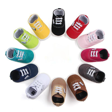 Newborn Toddler Fashion Shoes Elastic Canvas Shoes Non-slip Rubber Sole Baby Girl Shoes Toddler Shoes 0-1 Years Old Boys Shoes 2024 - buy cheap