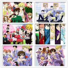 5D DIY Diamond Painting Japanese Anime Ouran Highschool Host Diamond Mosaic Cartoon Embroidery Cross Stitch Club Home Decor Gift 2024 - buy cheap