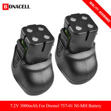 Batería de repuesto para Dremel MultiPro, modelos de herramientas rotativas inalámbricas Dremel 7,2-01 3000-02, 7700 V, 7700 mah, 757 2024 - compra barato
