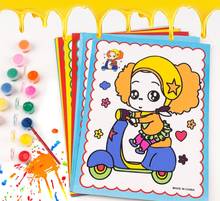 Juego de pintura de acuarela portátil para niños, juguetes educativos de dibujo, estimulan la imaginación de los niños, 2 colores, 4,5 2024 - compra barato