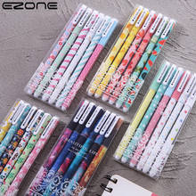 EZONE-bolígrafos de Gel de dibujos animados para oficina, bolígrafos sencillos bonitos de 0,5mm, material escolar, material de papelería, 6 uds. 2024 - compra barato