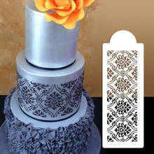 Plantilla de plástico para pastel de boda, herramienta para Pastel de galletas, Fondant, flor de boda, para decoración de pasteles, 1 pieza 2024 - compra barato