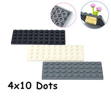 Thin Figures Bricks 4x10 Dots Educational Creative Size 4*10 Dots DIY Bulk Set Building Blocks Compatible with 3030 Classic Part 2024 - buy cheap