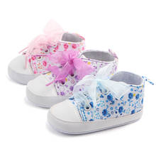 1 Pair Lytwtw's Baby Shoes Prewalker Toddlers Moccasins First Walkers Newborn Girls Footwear Infant Sneakers Princess Lace 2024 - buy cheap