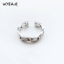 WYEAIIR Retro Small Fish Cute Sweet Literary Versatile Fashion 925 Sterling Silver Female Resizable Opening Rings 2024 - buy cheap