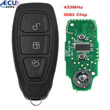 Intelligent Remote Key 434MHz for Ford Focus C-Max Mondeo Kuga Fiesta B-Max With ID83 +Small key inside 2024 - buy cheap