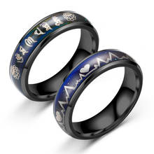 Кольца AsJerlya для мужчин и женщин, меняющие цвет, кольцо «сердцебиение», чувства эмоции для настроения, парные кольца для температуры 2024 - купить недорого