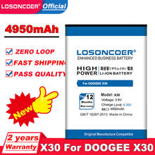 LOSONCOER-Batería de 4950mAh BAT17613360 para DOOGEE X30, baterías de teléfonos móviles + número de seguimiento 2024 - compra barato