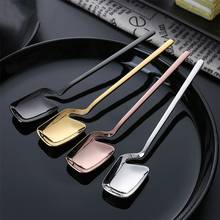 Creative Long Handle Wall Hanging Spoon Stainless Steel Dessert Mixing Ice Cream Tea Coffee Spoon Stirring Spoon Tableware Party 2024 - buy cheap