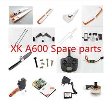 XK A600 RC Airplane Spare parts propeller motor ESC servo Landing rod wing receiver transmitter charger line plastic parts etc. 2024 - buy cheap