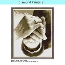 5d diy nova pintura de diamante completa redondas imagens de strass broca completa redonda mosaico diamante bordado ícones decoração para casa 2024 - compre barato