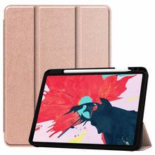 Case For iPad Pro 11" 2020 Smart Sleep/Wake Tablet Cover for iPad 11 2020 Funda Magnetic Folding Stand Shell Protector Case+pen 2024 - buy cheap
