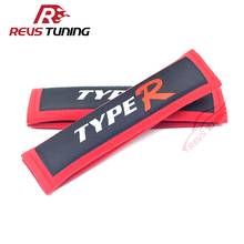 2pcs/1Pair JDM Style TYPE R Soft Cotton Racing Car Seat Belt Shoulder Pads Cover Protector Cushion For Honda 2024 - buy cheap