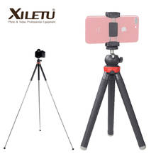 XILETU XS-110 Portable Tripod Stand Travel Outdoor Live Selfie Stick Tripod w Bluetooth Remote Control For SLRS GoPro Smartphone 2024 - buy cheap