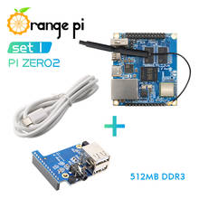 Orange Pi Zero 2 512MB+Expansion Board+Type-C Power Cable, Allwinner H616 Chip,Run Android 10,Ubuntu,Debian OS Single Computer 2024 - buy cheap