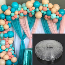 Tira de cadena de globos de 5m, fiesta de cumpleaños para decoraciones de guirnalda de arco, boda, Baby Shower 2024 - compra barato