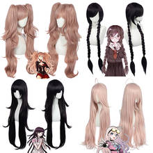 Anime Danganronpa Cosplay Wigs Women Men Halloween Dangan Ronpa Miu Iruma/Toko Fukawa Long Heat Resistant Synthetic Hair C40K221 2024 - buy cheap