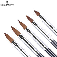5PCS Acrylic Brush Size 2# 4# 6# 8# 10# Nail Art Brush Carving Flower Pen UV Gel Drawing Painting Brush Handle Nail Art Tool 2024 - buy cheap