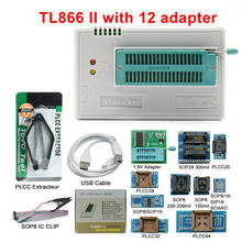 Minipro-programador USB 2021 Original, V11.2, TL866II, Plus programador + 12 adaptadores, mejor que TL866CS/TL866A, Envío Gratis 2024 - compra barato