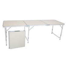 180 x 60 x 70cm Home Use Aluminum Alloy Folding Table White 2024 - buy cheap