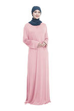Muslim Abaya Dress Women Kimono Caftan Bottoming Long Kaftan Long Sleeve Islamic Clothing Ramadan Casual Prayer Maxi Vestidos 2024 - buy cheap
