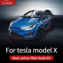 trim for tesla model X  carbon fiber body kit accessories model X tesla model X carbon/accessoires 2024 - buy cheap