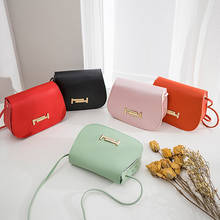 Women's Shoulder Bag PU Leather Ladies Messenger Bag Female Pure Color Small Square Bag Clutch Bags Handbags 2024 - buy cheap