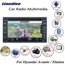 Автомагнитола для Hyundai Avante / Elantra 2000-2006, автомобильный CD DVD-плеер, GPS-навигация, карты, камера, ТВ, HD экран OBD 2024 - купить недорого