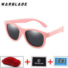 Высококачественные Поляризационные детские солнцезащитные очки WarBlade TR90, детские очки для мальчиков и девочек, модные защитные солнцезащитные очки Gafas, автомобильный чехол UV400 2024 - купить недорого