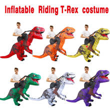 T-REX en inflables disfraz de dinosaurio Cosplay adulto Halloween para las mujeres hombre Animal fiesta Cosplay Disfraces de fantasía 2024 - compra barato