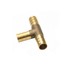 T-Shape Brass Barb Hose Fitting Tee 4mm19mm 3 Way Hose Tube Barb Copper Barbed Coupling Connector Adapter 2024 - buy cheap