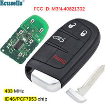 3+1 Panic 4 Buttons Smart Remote Key Fob 433MHz with 7953A chip for Dodge Dart Charger for Chrysler 200 300 uncut M3N40821302 2024 - buy cheap