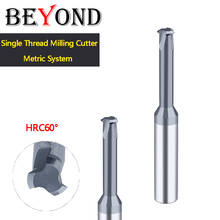 BEYOND Thread Cutter Single Edge Milling Tool Center Metric System Tungsten Carbide Steel Deep Hole M6 M8 M20 HRC60 2024 - buy cheap