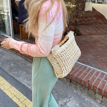 Vintage Bohemian Straw Bag for Women Summer Beach Handbags Rattan Handmade Kintted Shoulder messenger Travel Bags Bolsas Mujer 2024 - buy cheap