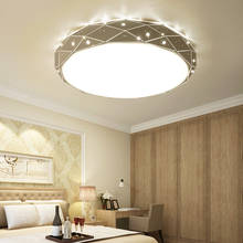 Lámpara de techo Led redonda de diamante, diseño creativo nórdico para sala de estar, dormitorio, producto colorido para el hogar, accesorios de lámpara 2024 - compra barato