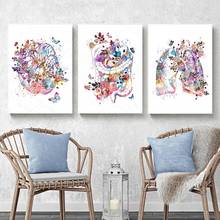 Pinturas de grafiti en lienzo para decoración del hogar, impresiones decorativas modernas para pared, carteles e impresiones para sala de estar, arte de odontología 2024 - compra barato