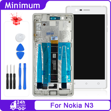 Для Nokia 3 N3 TA-1020 TA-1028 TA-1032 TA-1038 5,0 "ЖК-дисплей сенсорный экран дигитайзер сборка с рамкой Замена Полный ЖК s 2024 - купить недорого