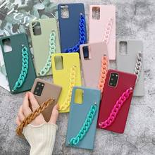 Wristband Bracelet Hand Chain Fundas Cover For OPPO Realme V11 5G GT C20 C17 7i V3 C15 C12 C11 XT X2 3 2 Pro 3i Case Soft Coque 2024 - buy cheap