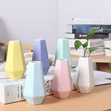 Новая оригами керамическая ваза молочно-белая имитация керамического цветочного горшка Цветочная корзина Цветочная ваза для украшения интерьера скандинавские украшения 2024 - купить недорого