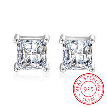 Pendientes de plata de ley 925 de 1 quilate, joyería de Diamante creada, CFE8077 2024 - compra barato