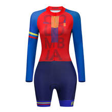 2021 colombiano frenesi das mulheres macaquinho triathlon bicicleta skinsuit ciclismo jérsei macacão feminino terno 2024 - compre barato